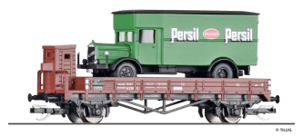 Tillig 502698 - TT - Niederbordwagen Persil Oldtimer-LKW, DRG, Ep. II<br>Tillig TT-Club